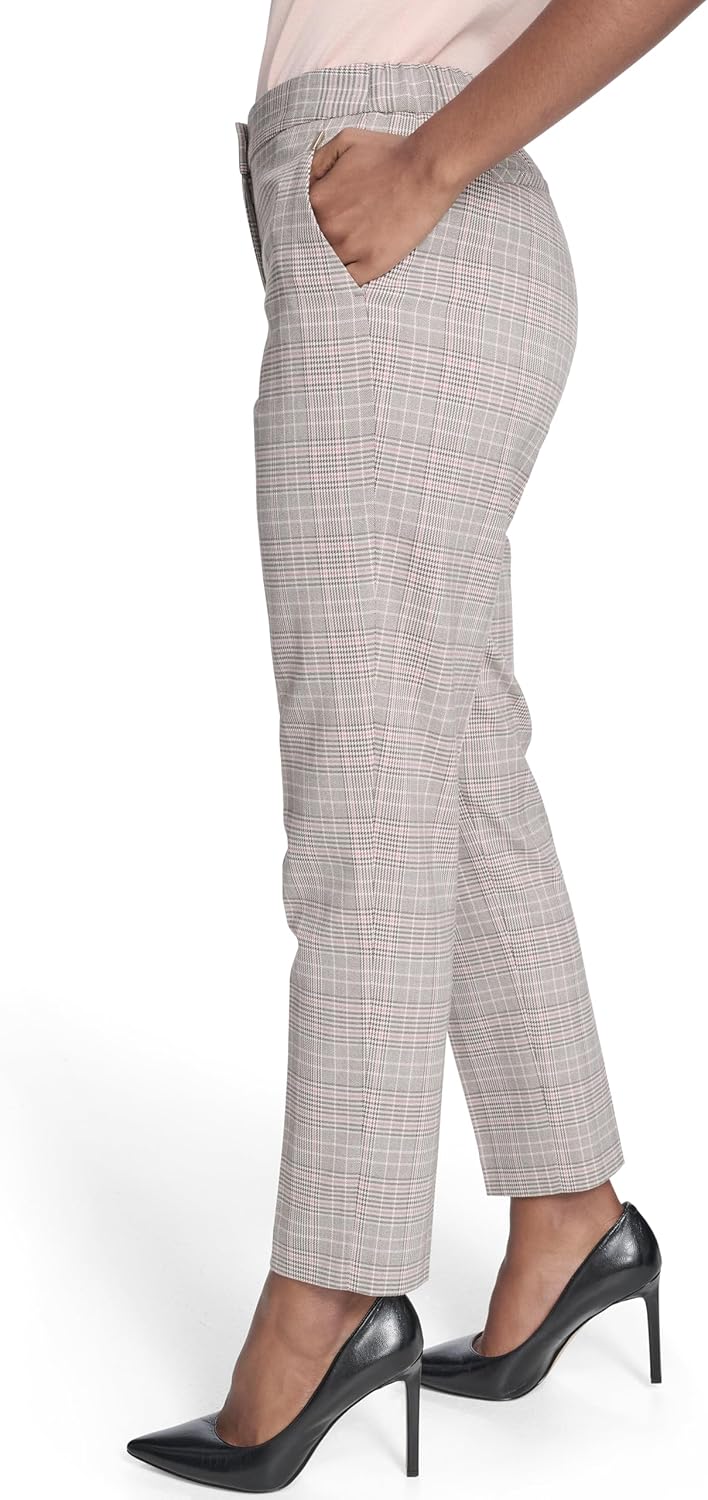 Женские брюки Tommy Hilfiger Sloane Ankle Trouser, Pale Pink Multi — фото 3