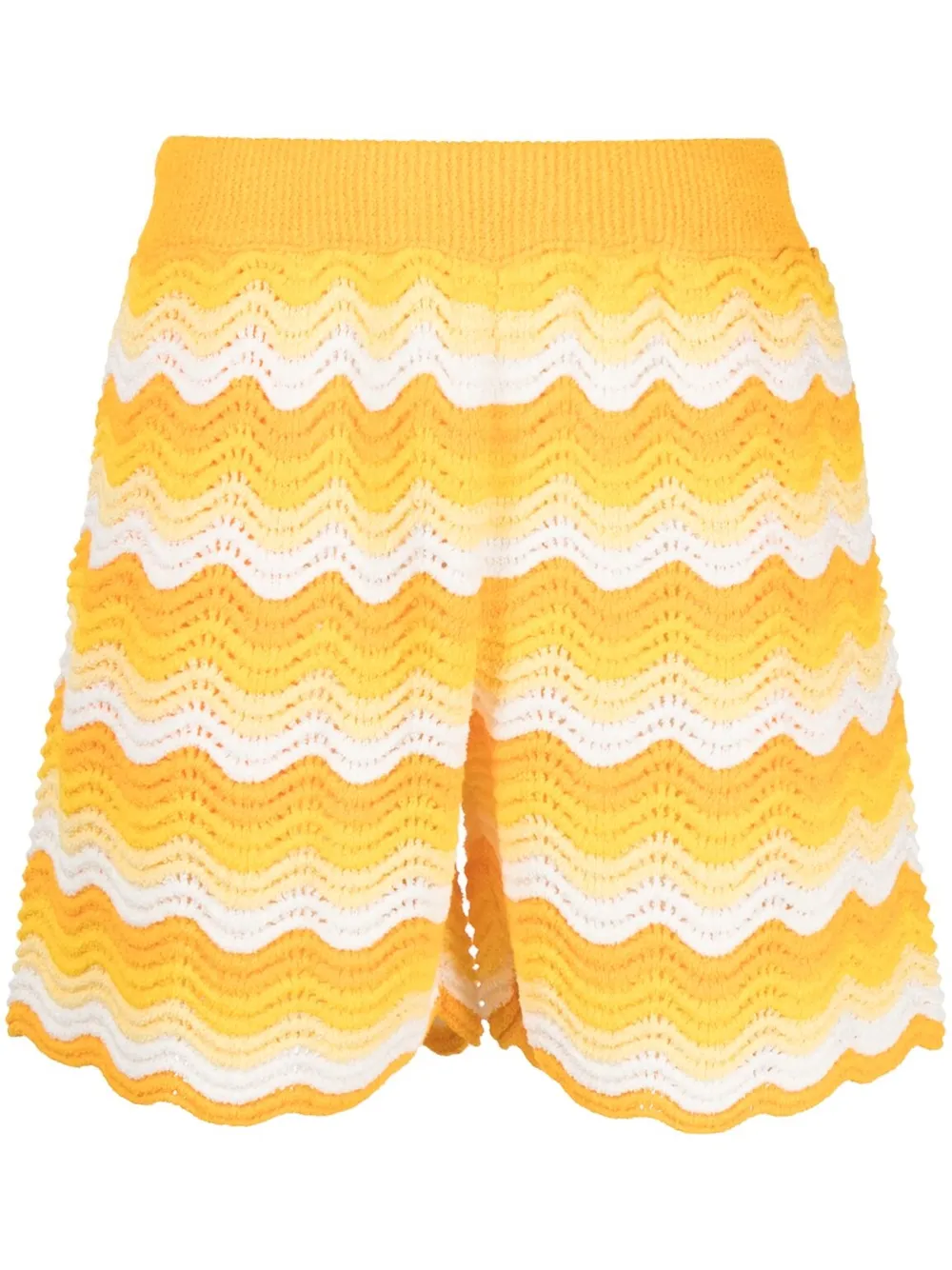 

Шорты с фестонами Casablanca, желтый