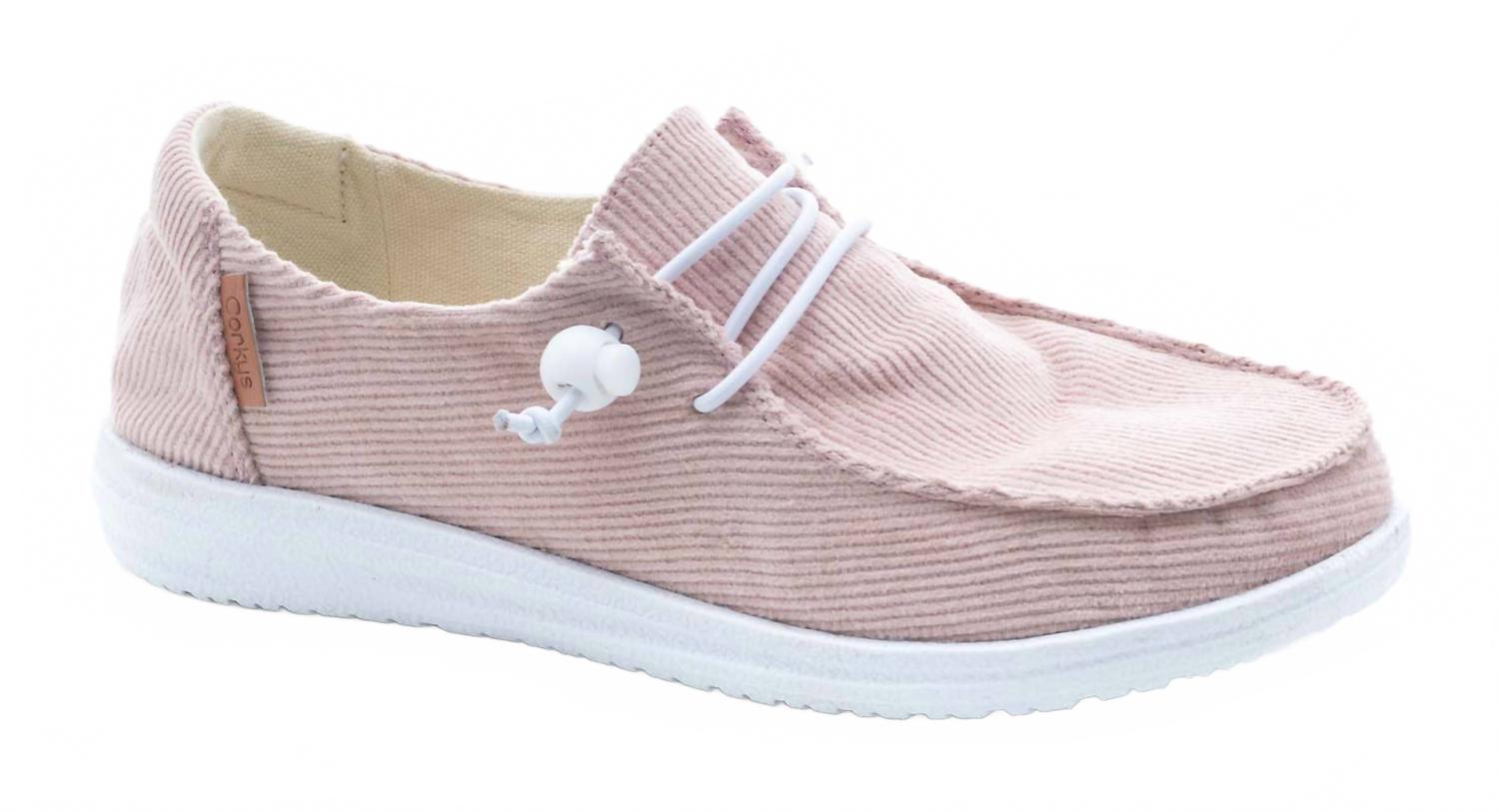 Женские вельветовые мюли Kayak в цвете блаш Corkys Footwear, Blush