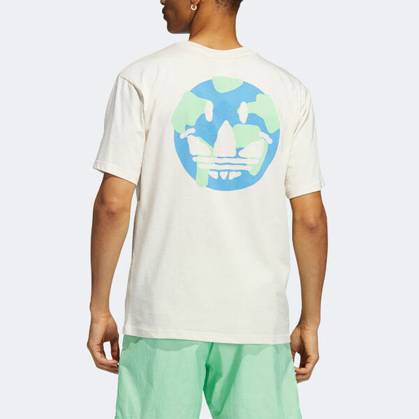 Футболка оригиналы футболка happy earth Adidas, белый — фото 3