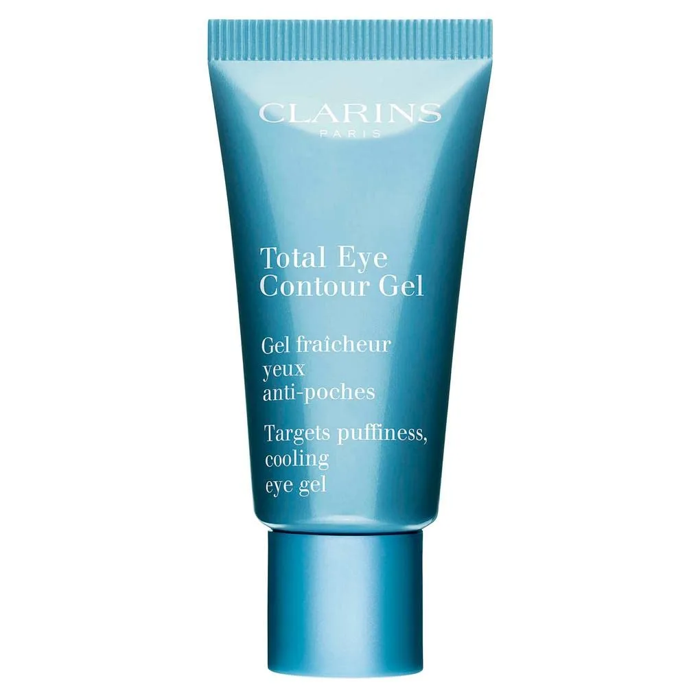 Clarins Total Eye Contour Gel охлаждающий гель для глаз уменьшает темные круги и отечность освежает, увлажняет и успокаивает 17 мл