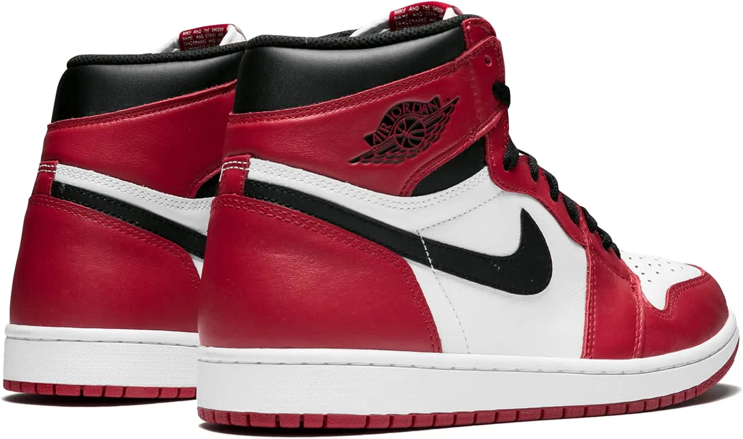 Кроссовки Nike Court Borough Mid Winter, White/Black-Varsity Red — фото 3