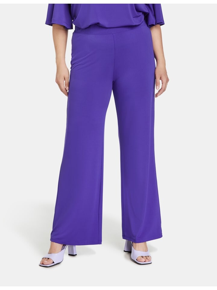 

Тканевые брюки SAMOON, цвет purple plum
