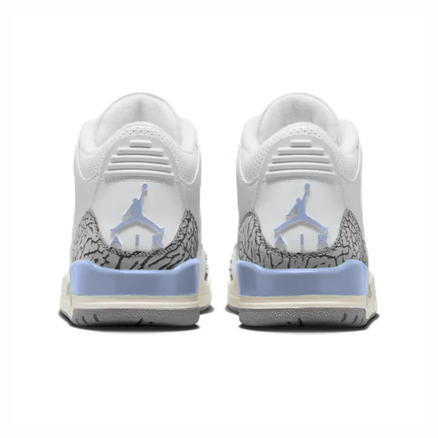 

Jordan Air Jordan 3 Винтажные баскетбольные кроссовки женские, Light Blue