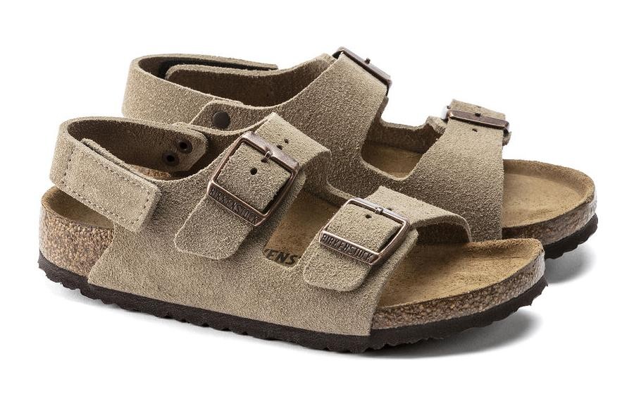 Детские сандалии Kids Taupe Birkenstock, коричневый — фото 3