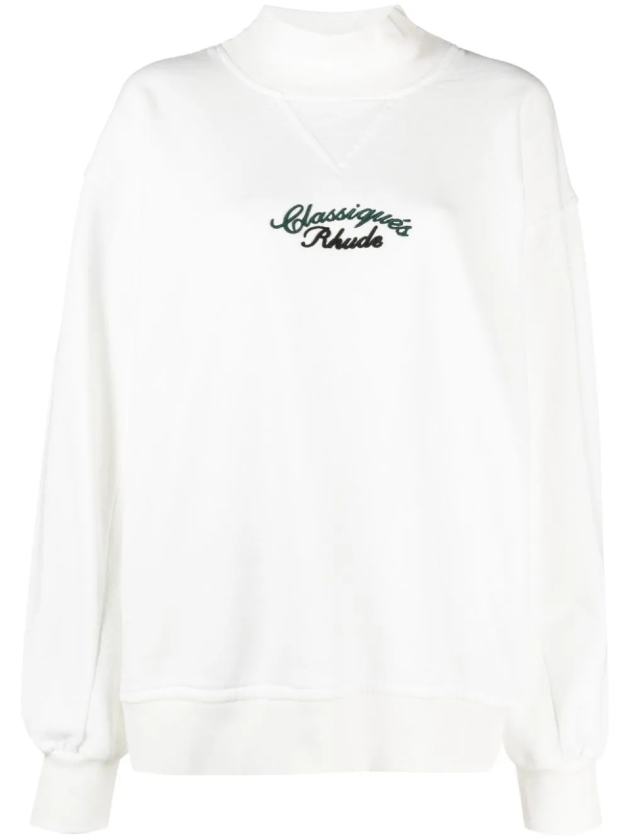 

RHUDE толстовка с вышитым логотипом, белый