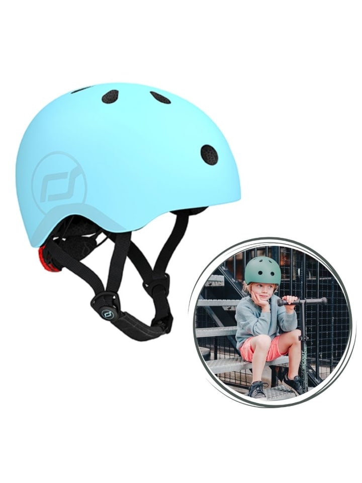 

Scoot & Ride Детский шлем Scoot and Ride (SM) - Цвет: черничный