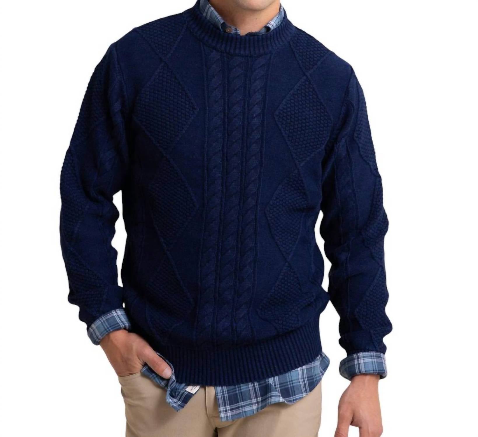 

Свитер Broad River Crew цвета темный индиго SOUTHERN TIDE