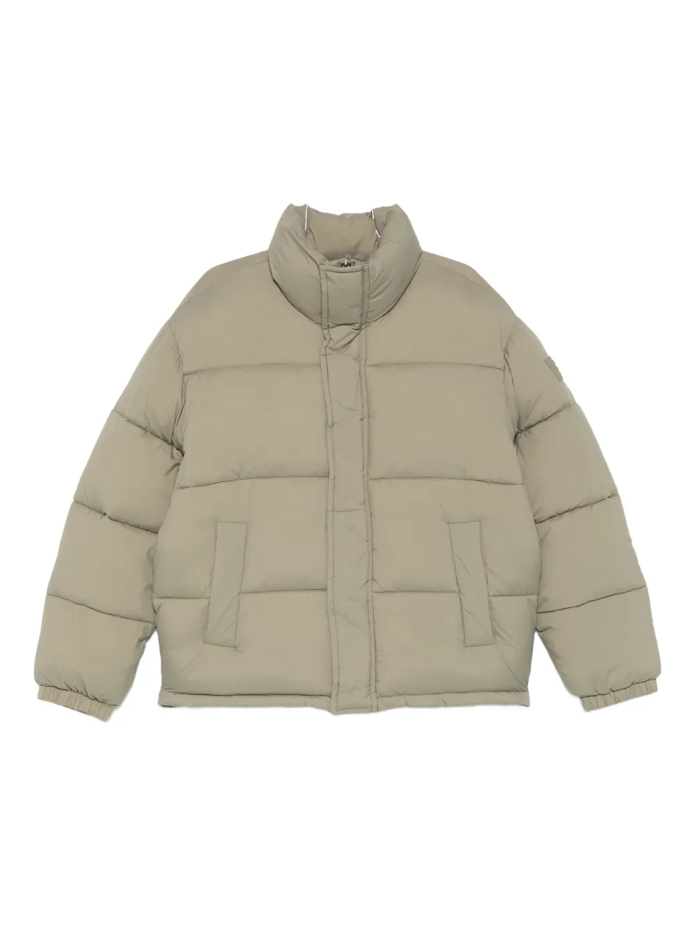 

Стеганая пуховая куртка Maison Kitsuné, зеленый