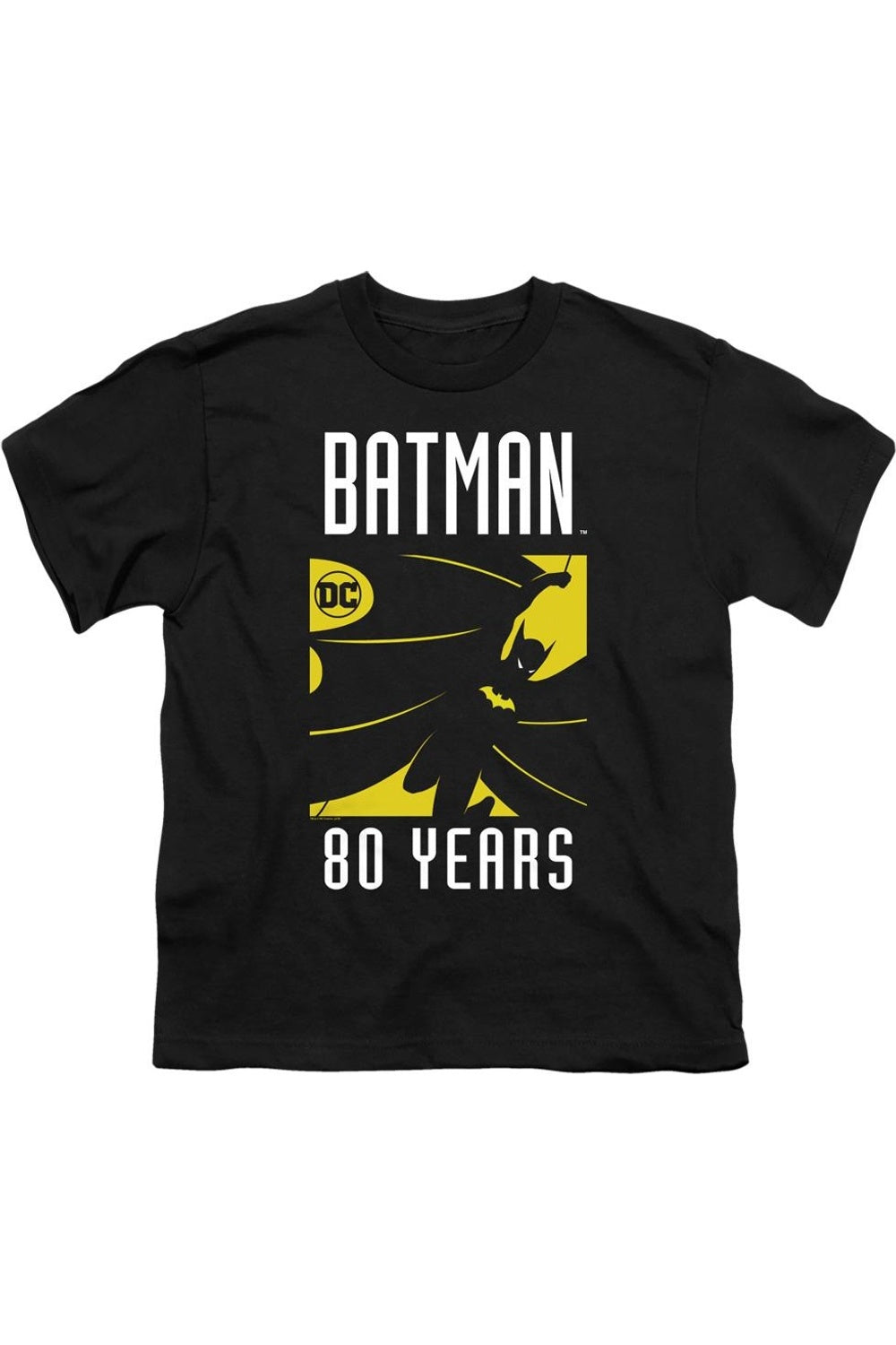 

Футболка с силуэтом Batman для детей Gildan, черный