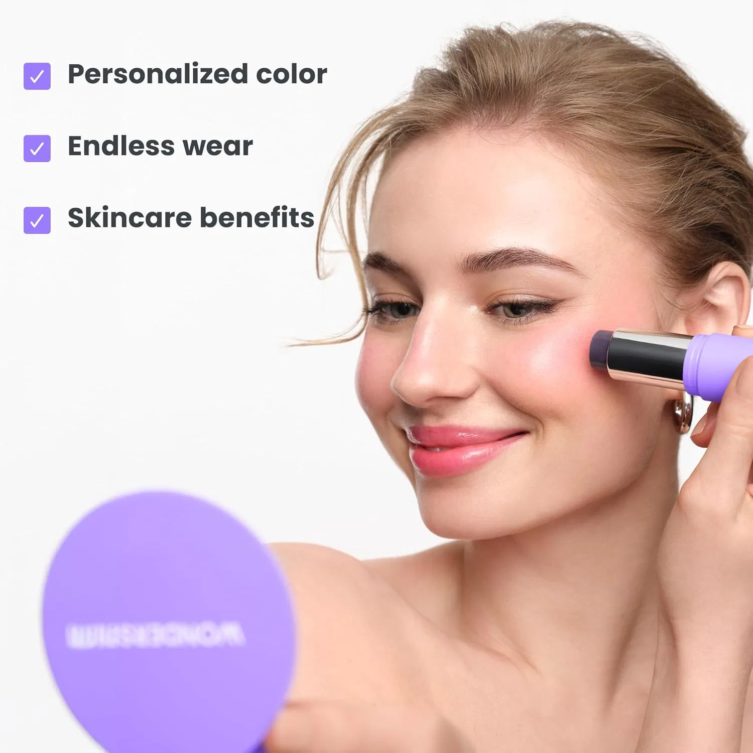 Стик для щек и губ PHLush Stick Wonderskin румяна — фото 4