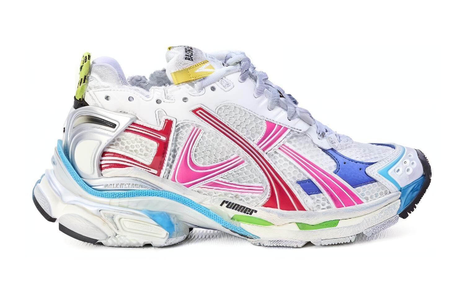 Кроссовки женские Balenciaga Worn-Out для бега, белый — фото 2