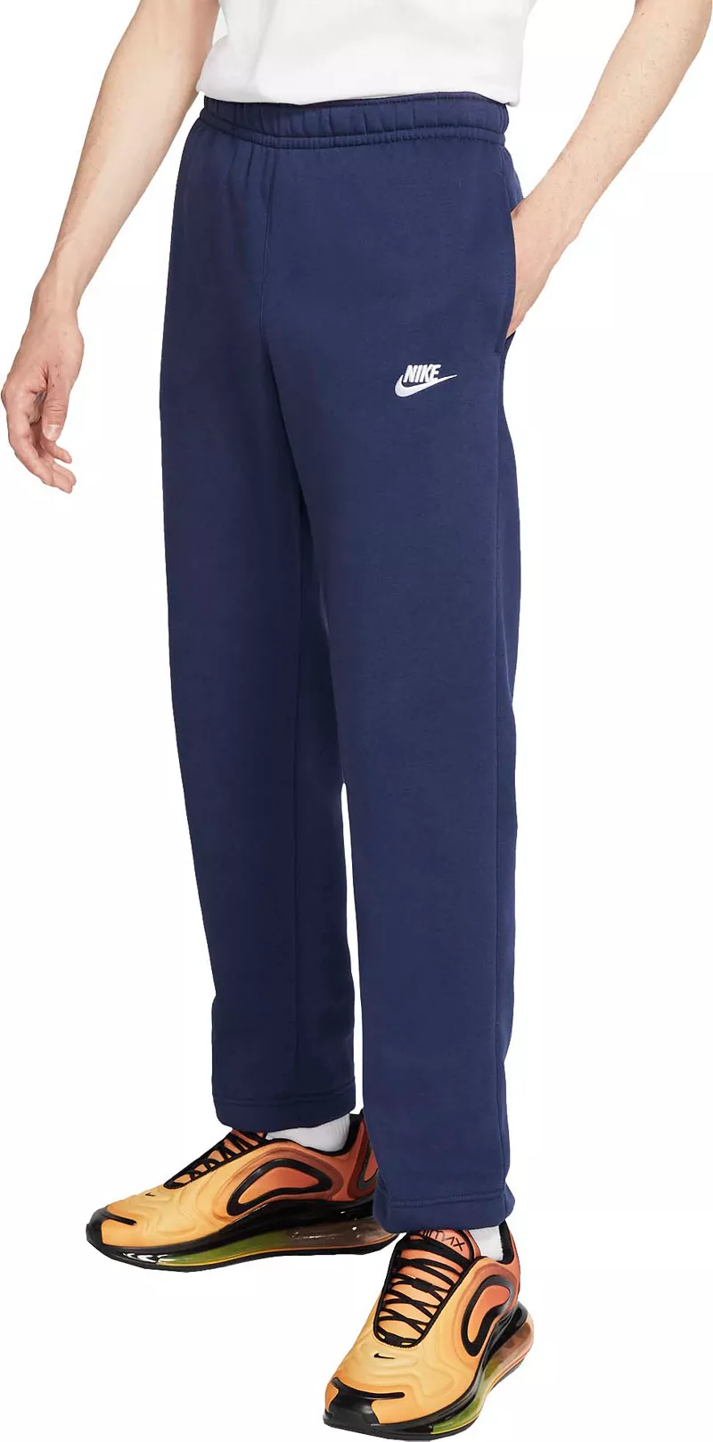 

Мужские флисовые спортивные штаны Nike Sportswear Club, цвет Mdnght Nvy/Mdngt Nvy/Whte