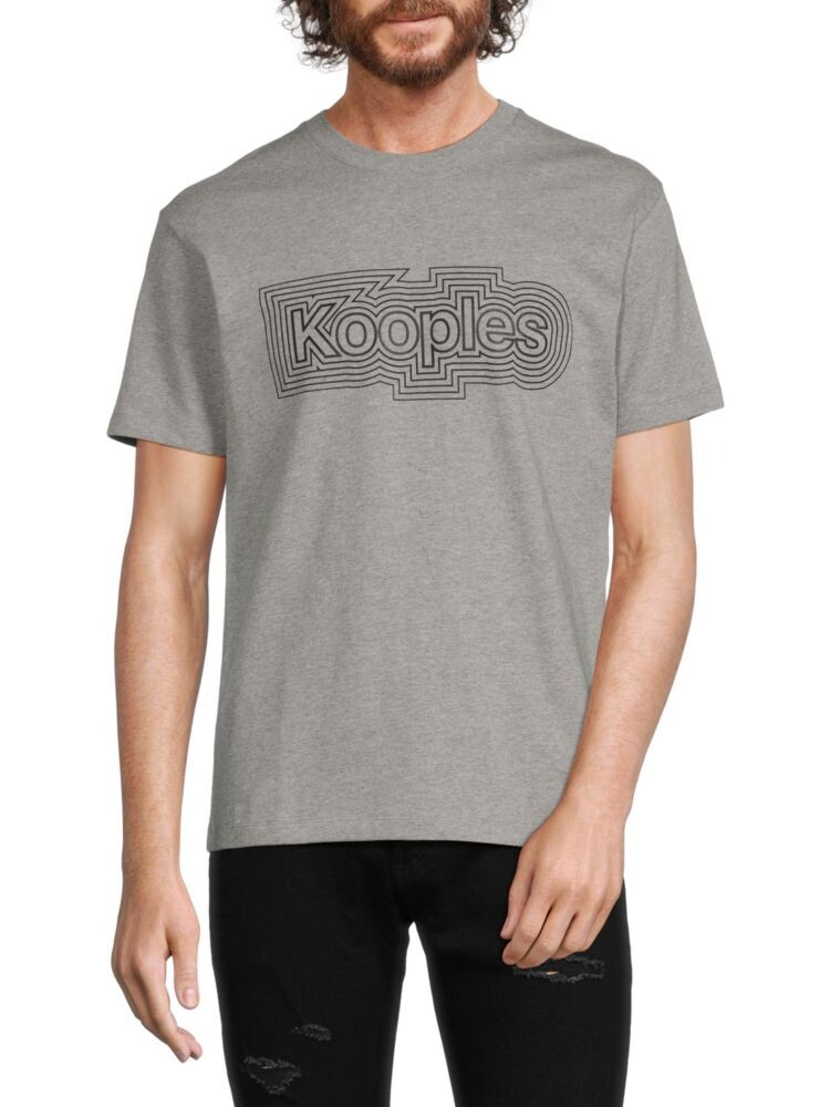 

Футболка с логотипом The Kooples, серый