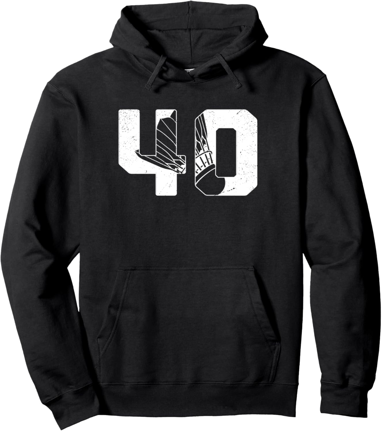 

Худи с надписью «40-летие бадминтониста» 40 Year Old Birthday Apparel Badminton Boy B-Day, черный