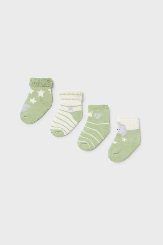 4 пары детских носков Mayoral Newborn, зеленый