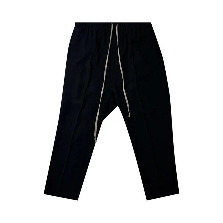 

Брюки Rick Owens Drawstring Astaires Cropped Pants, черный