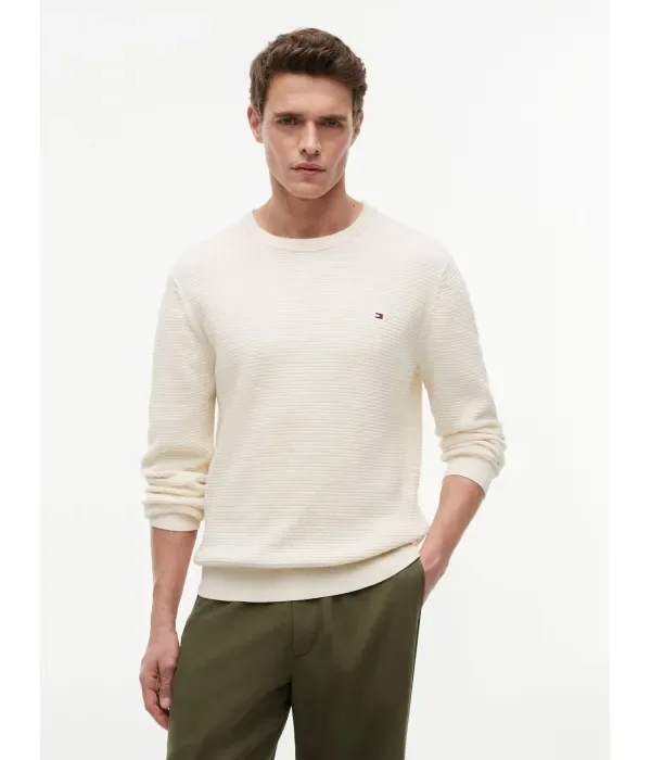 Сезонный свитер regular fit Tommy Hilfiger, кремовый