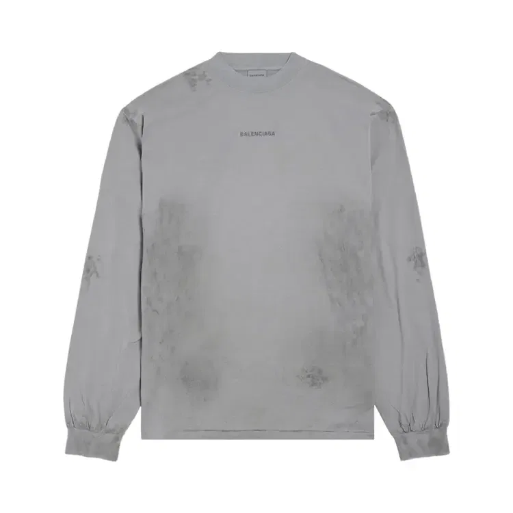 Футболка с длинными рукавами Balenciaga, серый