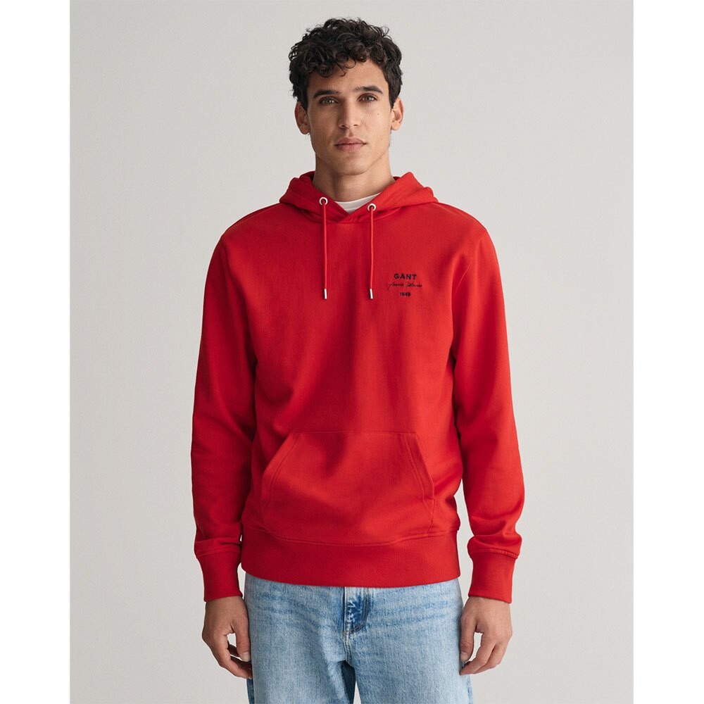 

Худи Gant Logo Script, красный