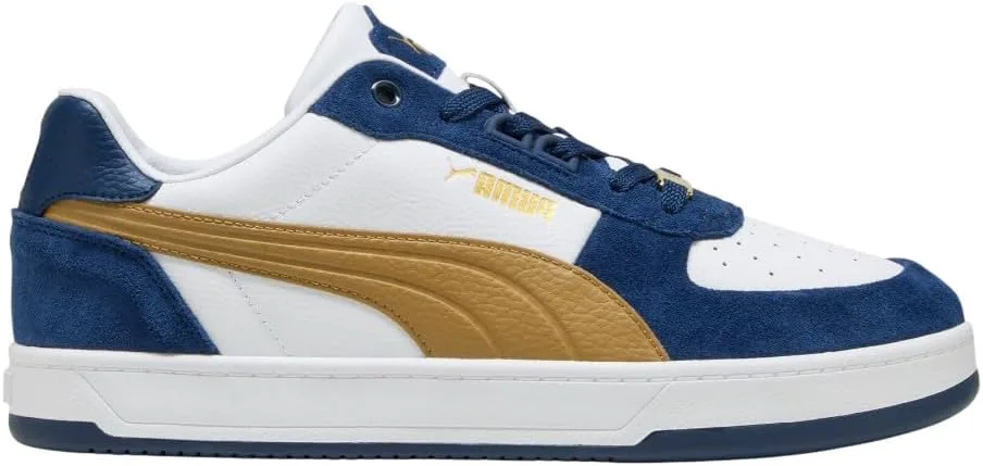 Мужские кроссовки PUMA Caven 2.0 Lux Sd с шнуровкой, повседневные - белые, белый