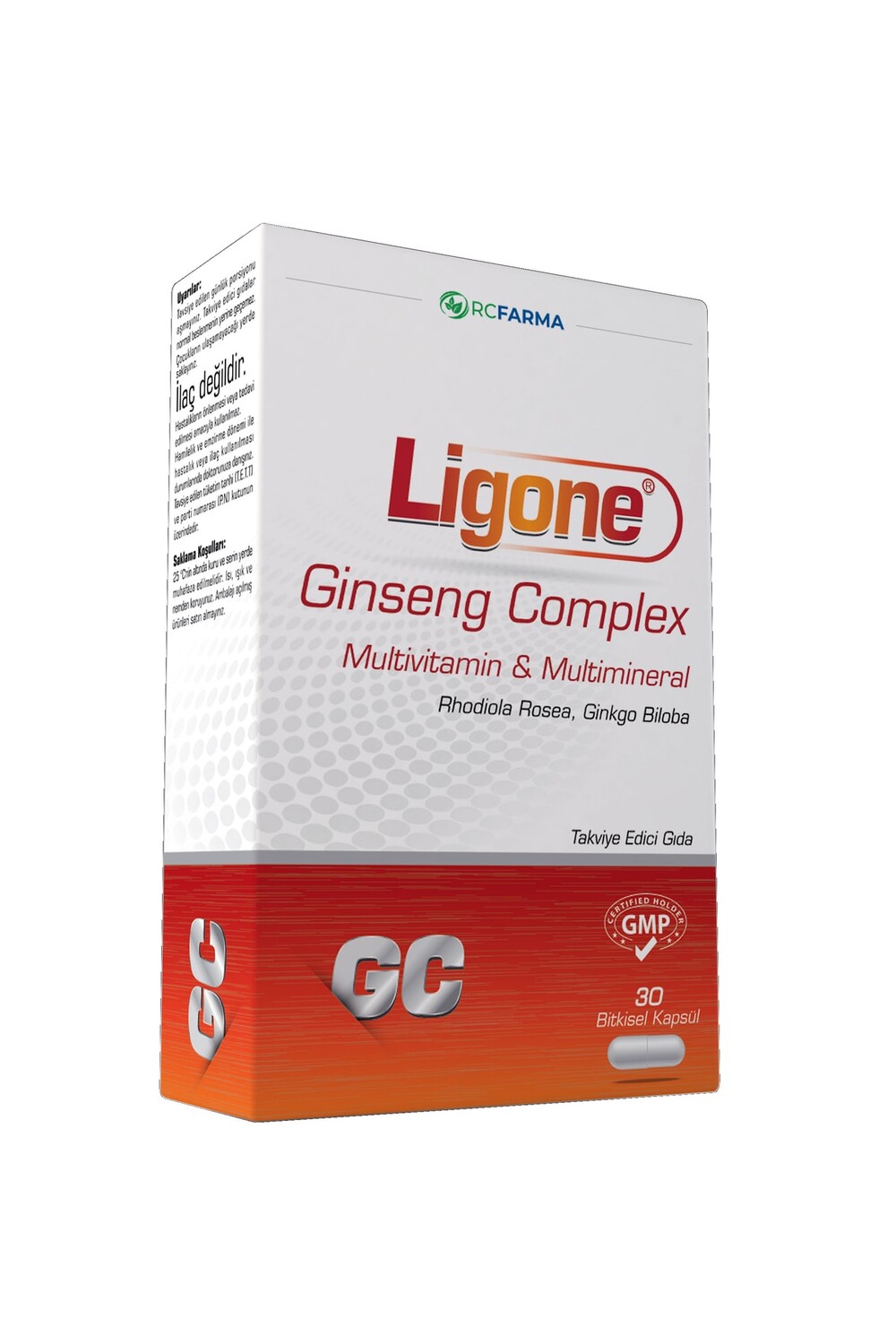 

Ligone Женьшень Q-10, куркума, мультиминералы, 30 капсул