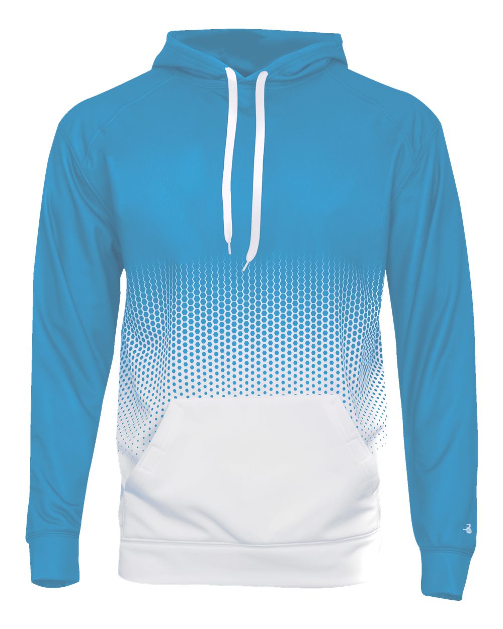 

Мужская толстовка с капюшоном Hex 2.0 Badger, цвет columbia blue