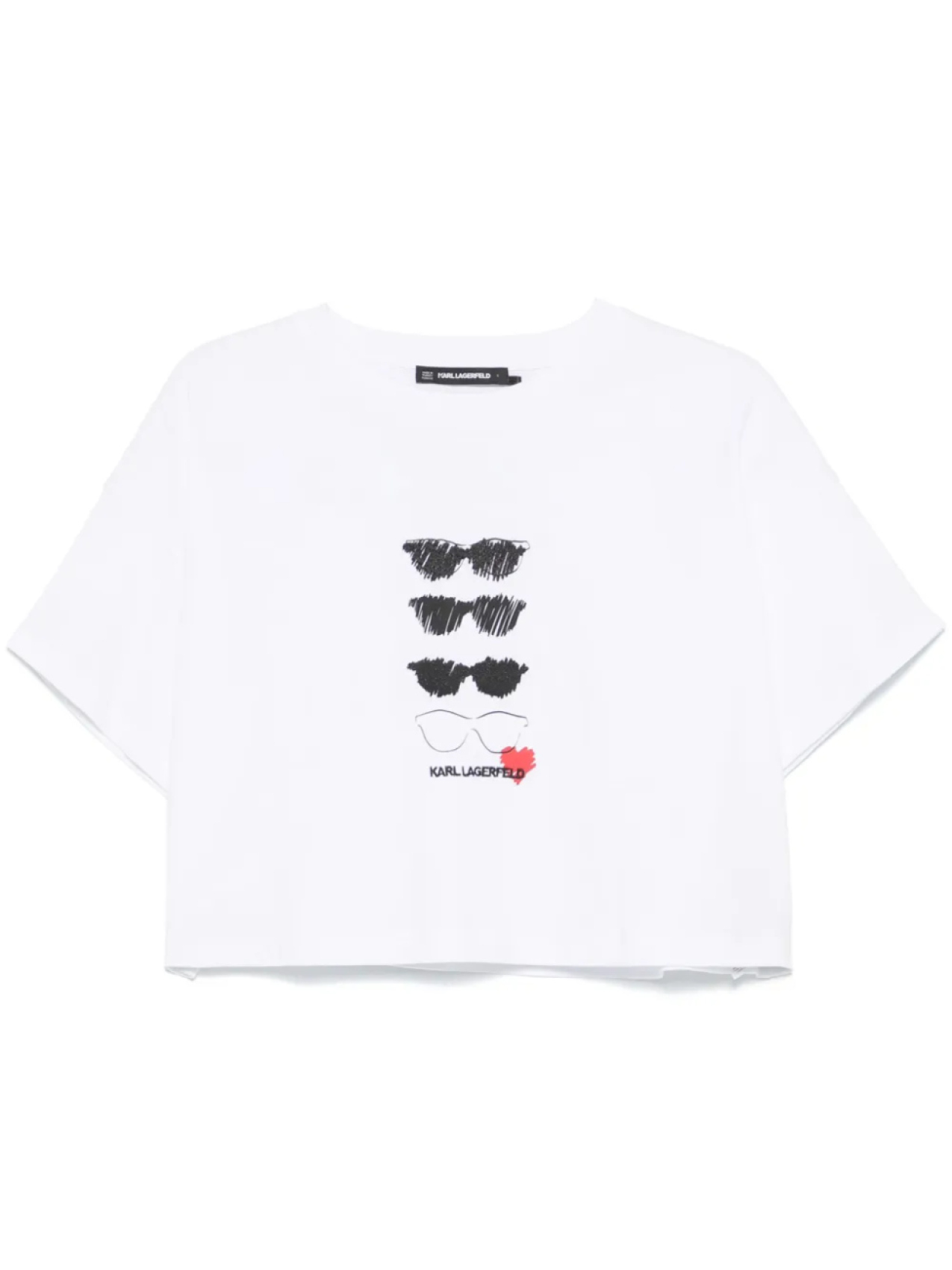 

Karl Lagerfeld футболка с принтом, белый