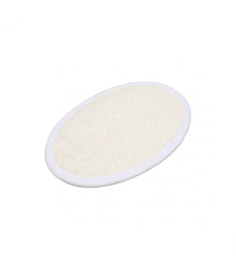 

Губка-люфа плоская, овальная мочалка для лица и тела, 9х12 см, Wild Nature