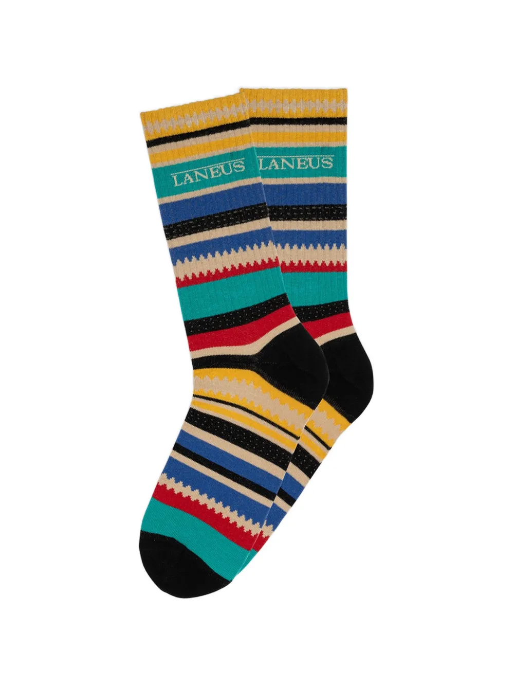 

Носки в полоску Laneus, черный