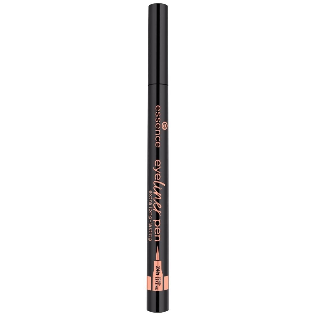 Подводка для глаз eyeliner pen extra long-lasting Essence, 010 - blackest black, объем 1.1 мл — фото 2