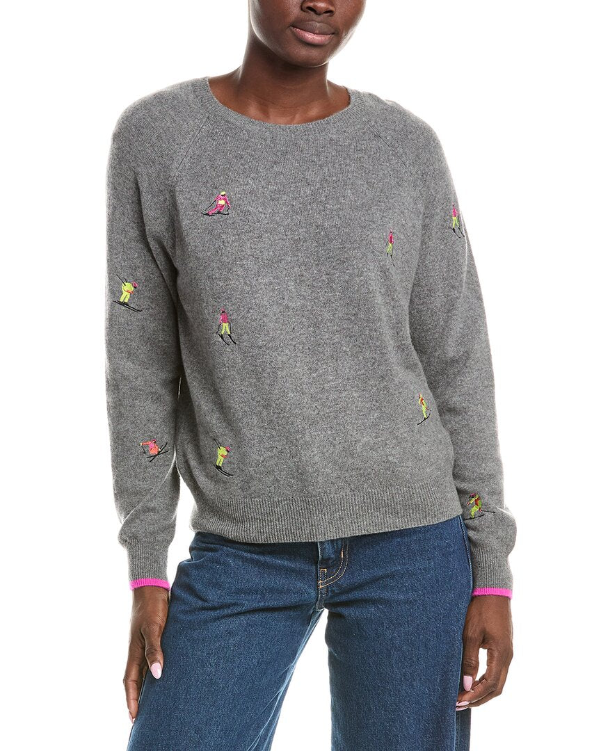 

Бродье Кашемир Кашемировый свитер Brodie Cashmere, серый