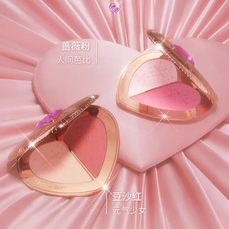 Палитра румян Charlotte Tilbury Love Bedside Cheek Stain, PEACH Russet Red, 13 г — фото 2
