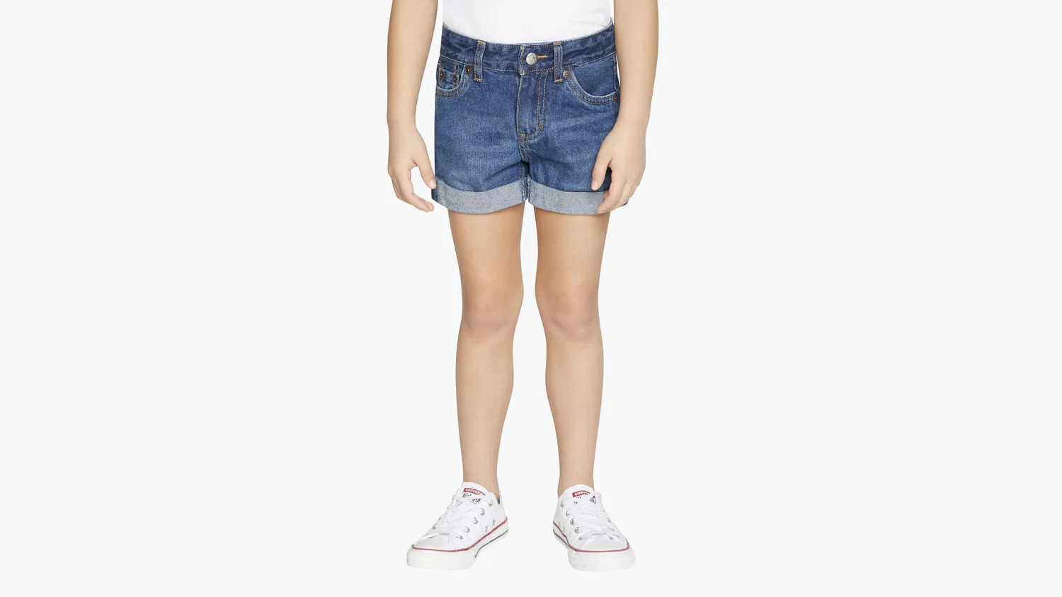 Шорты для девочек 4-6 лет Levi's, Dark Wash