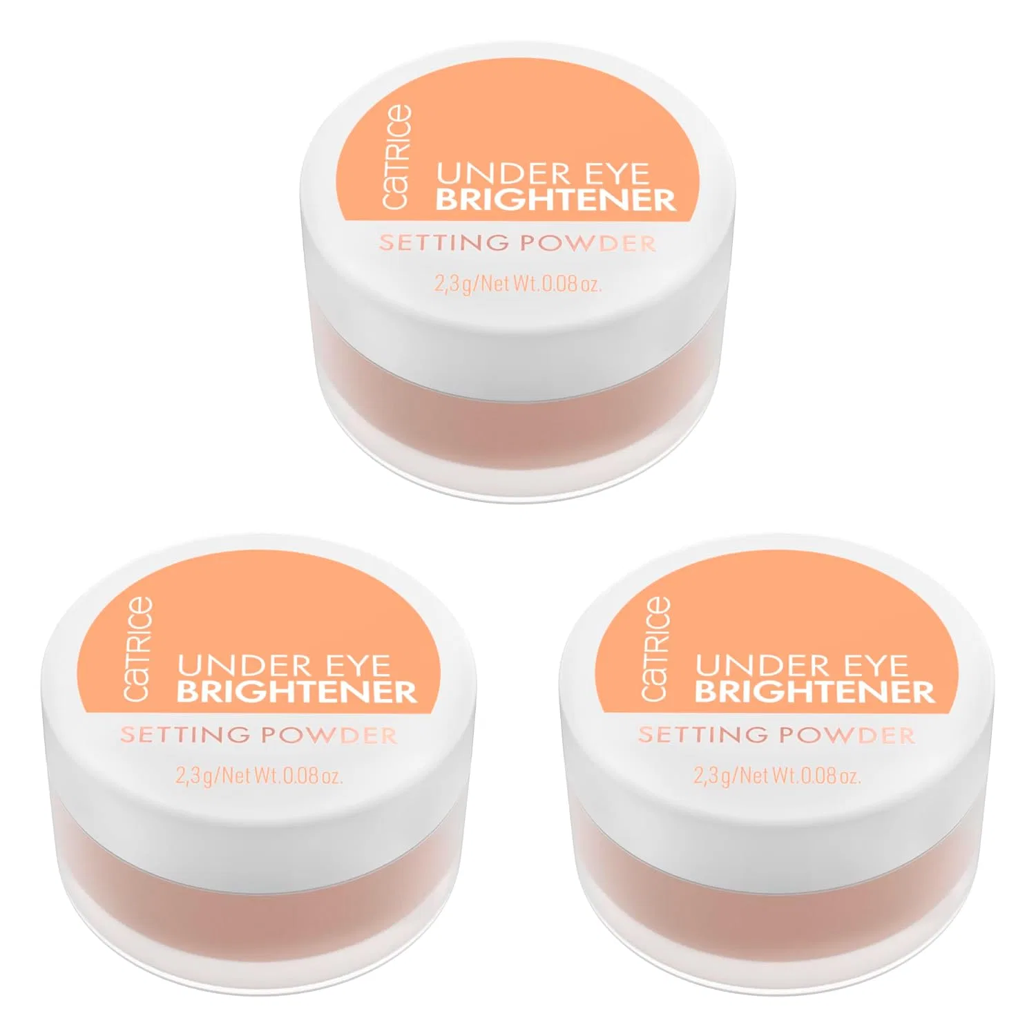 Набор фиксирующих пудр для области под глазами «Under Eye Brightener Setting Powder» от Catrice Catrice, Nude