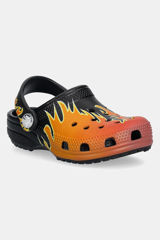

Классические шлепанцы Flame Clogs для детей Crocs, черный