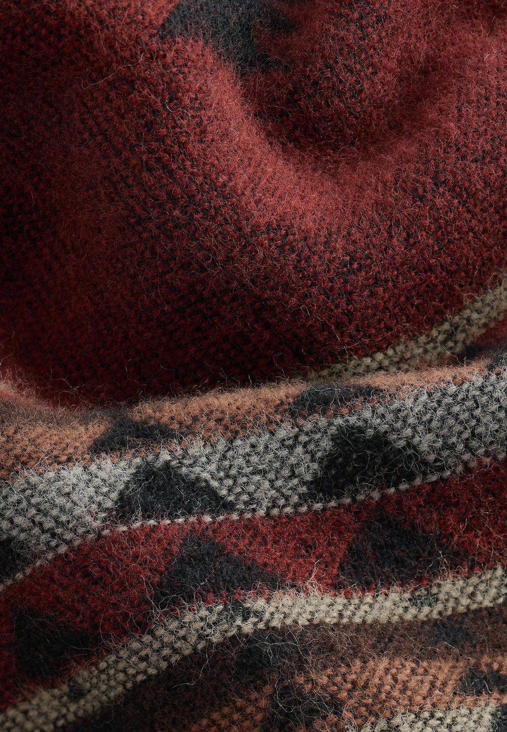 

Шарф GEOMETRIC PATTERN REGULAR FIT Next, коричневый
