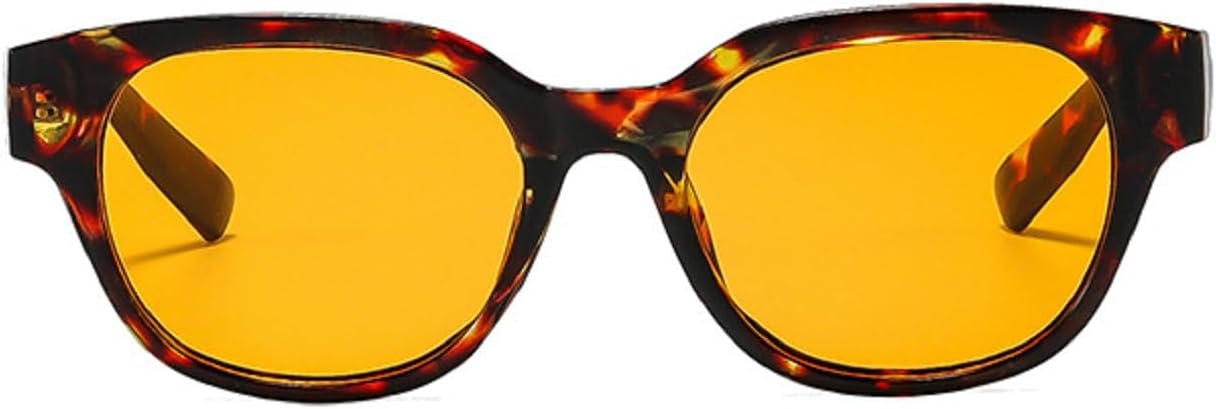 

Ретро круглые солнцезащитные очки для мужчин и женщин в винтажной многоугольной оправе, модные солнцезащитные очки с леопардовым принтом и защитой от УФ-излучения UV400 mincl, C7