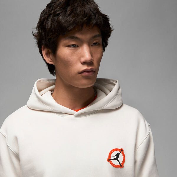 Толстовка Air Jordan Flight MVP OK Hoodie 'White', белый — фото 2