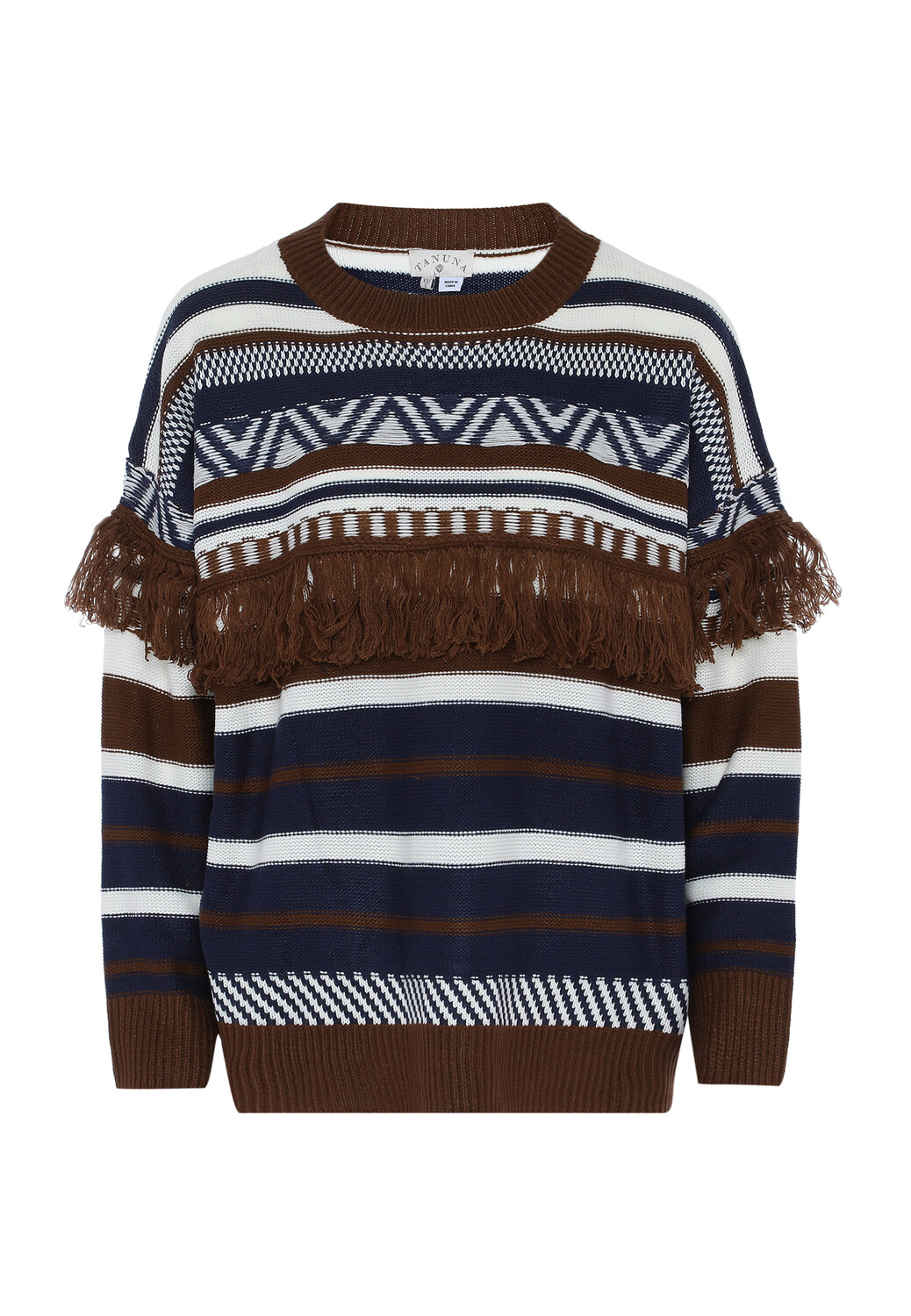 

Свитер Tanuna Sweater, цвет BRAUN BLAU MEHRFARBIG