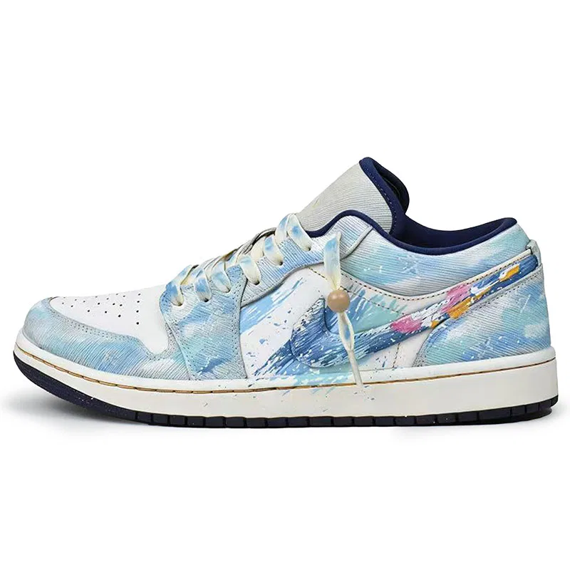 Кроссовки баскетбольные vintage Jordan Air 1 Low Sky Dream-Gift Box 6 — фото 4