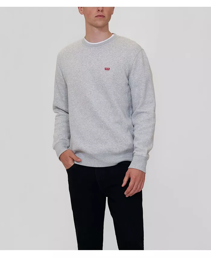 

Мужской базовый свитшот с длинным рукавом Regular Fit Levi's, серый