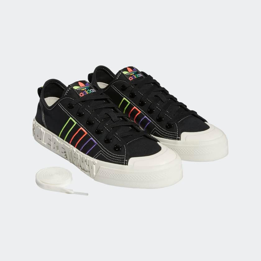 Мужские кроссовки Adidas Nizza Adidas Originals, черный/белый — фото 3
