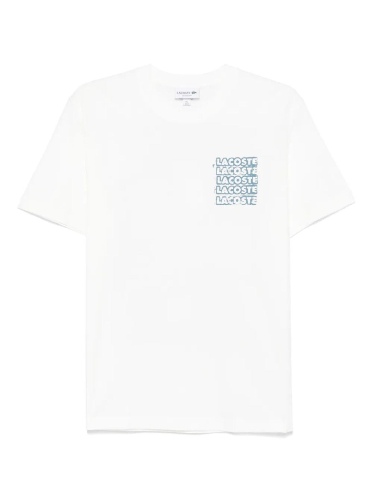 

Футболка с логотипом Lacoste, белый