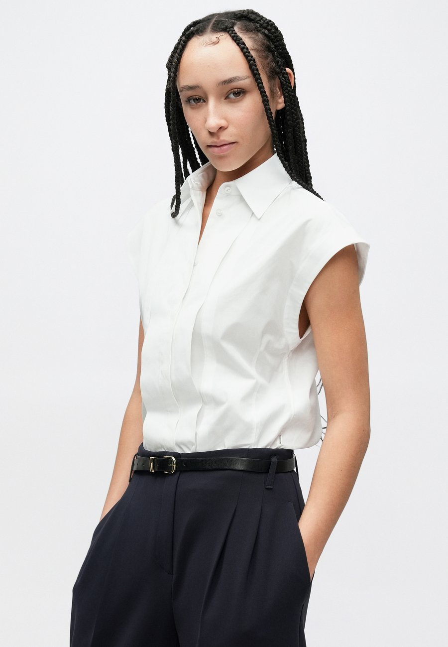 Блуза BOSS BIRENY, White — фото 4