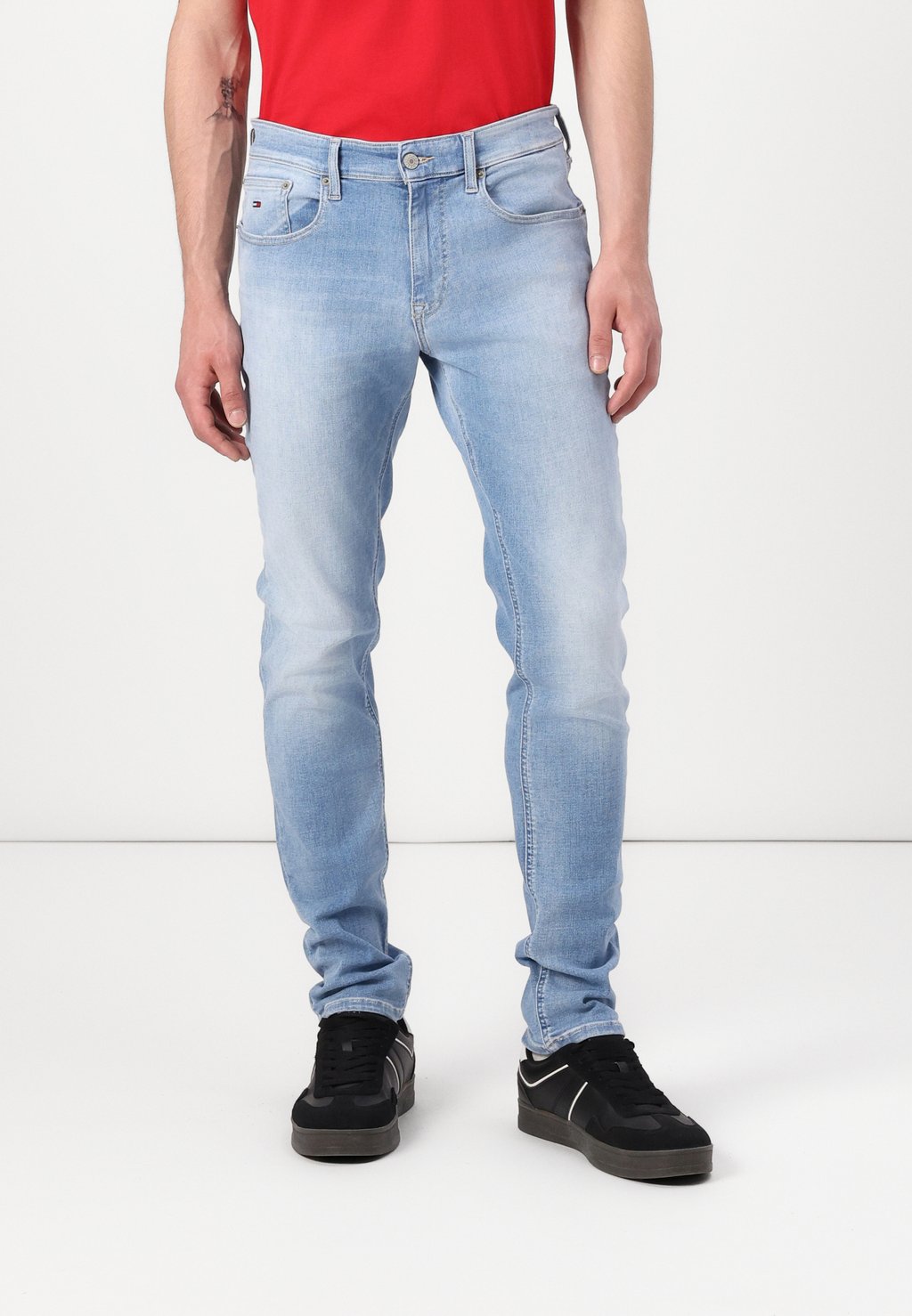 

Зауженные джинсы SCANTON SLIM Tommy Jeans, цвет Denim Mid Light Blue