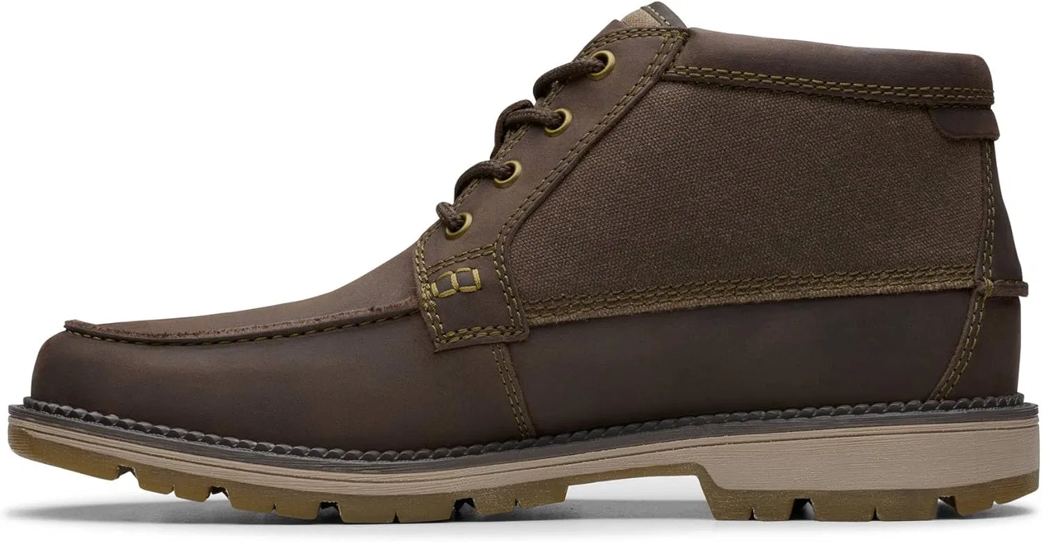 Мужские мокасины-оксфорды Clarks Maplewalk, Brown — фото 3