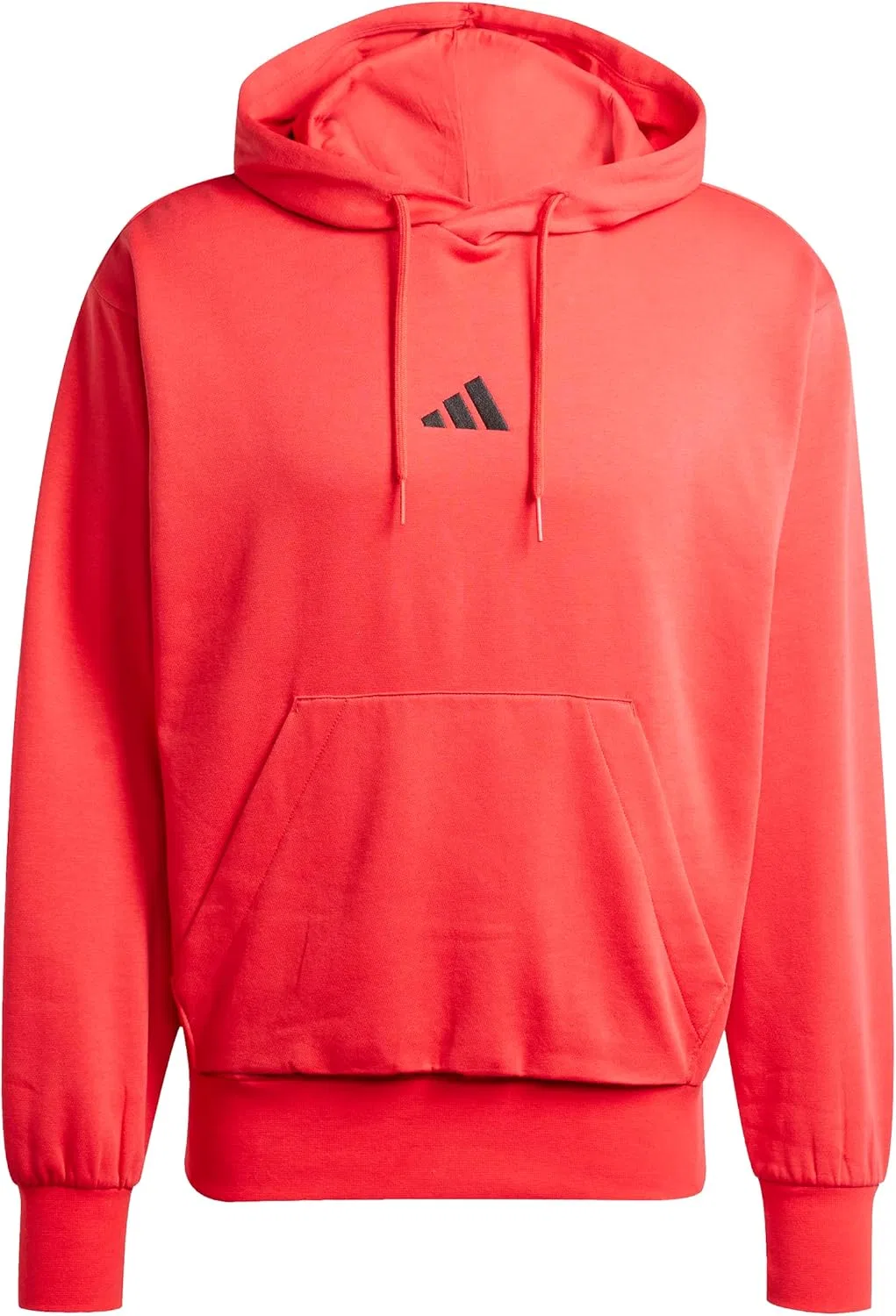 Толстовка с капюшоном Adidas Men's Essentials Feel Cozy Fleece Adidas Originals, черный — фото 2