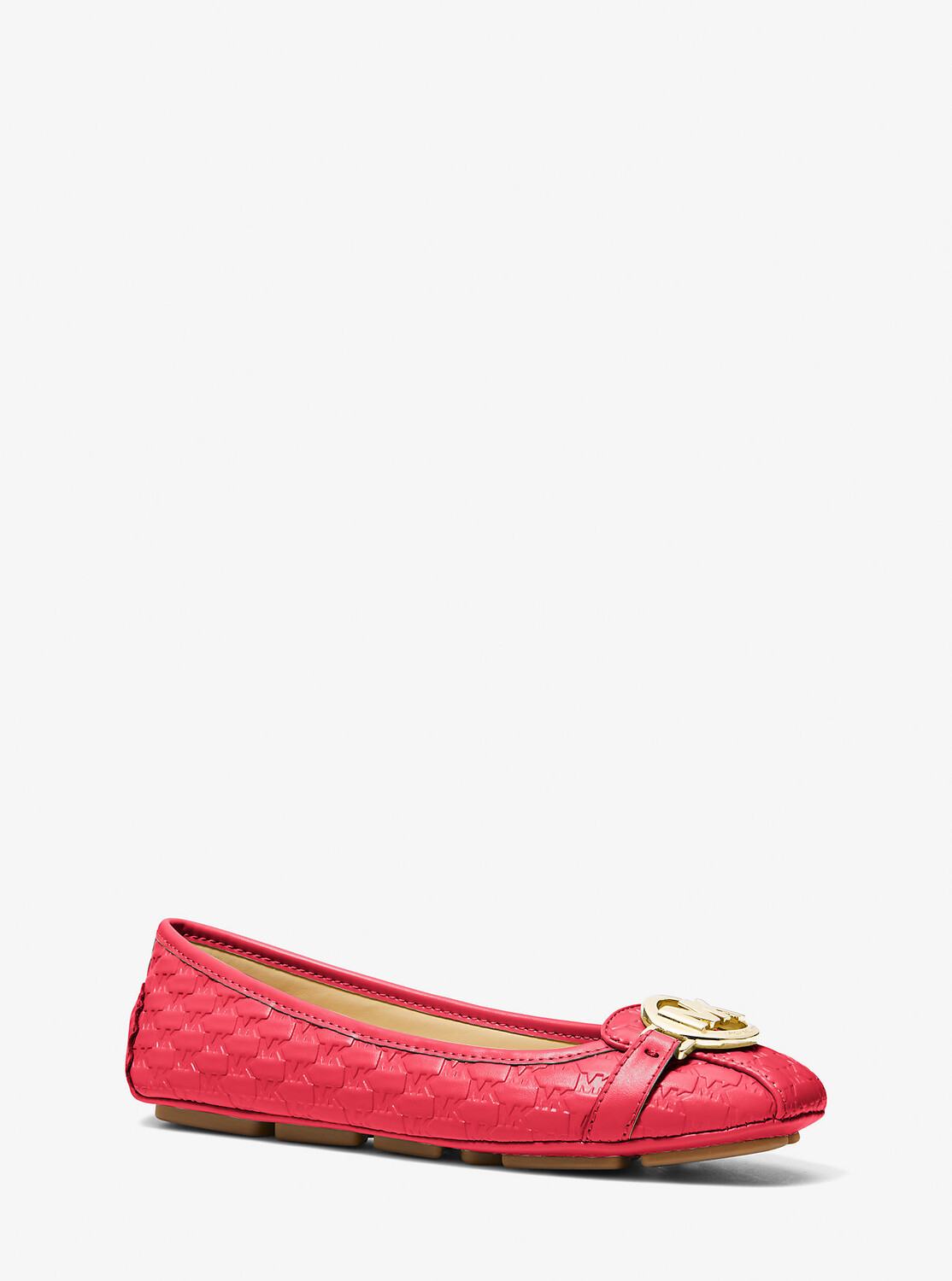 

Мокасины из искусственной кожи с тиснением логотипа Fulton Michael Kors