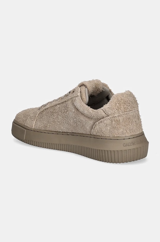 Замшевые кроссовки CHUNKY CUPSOLE LOW SUEDE Calvin Klein Jeans, бежевый — фото 3